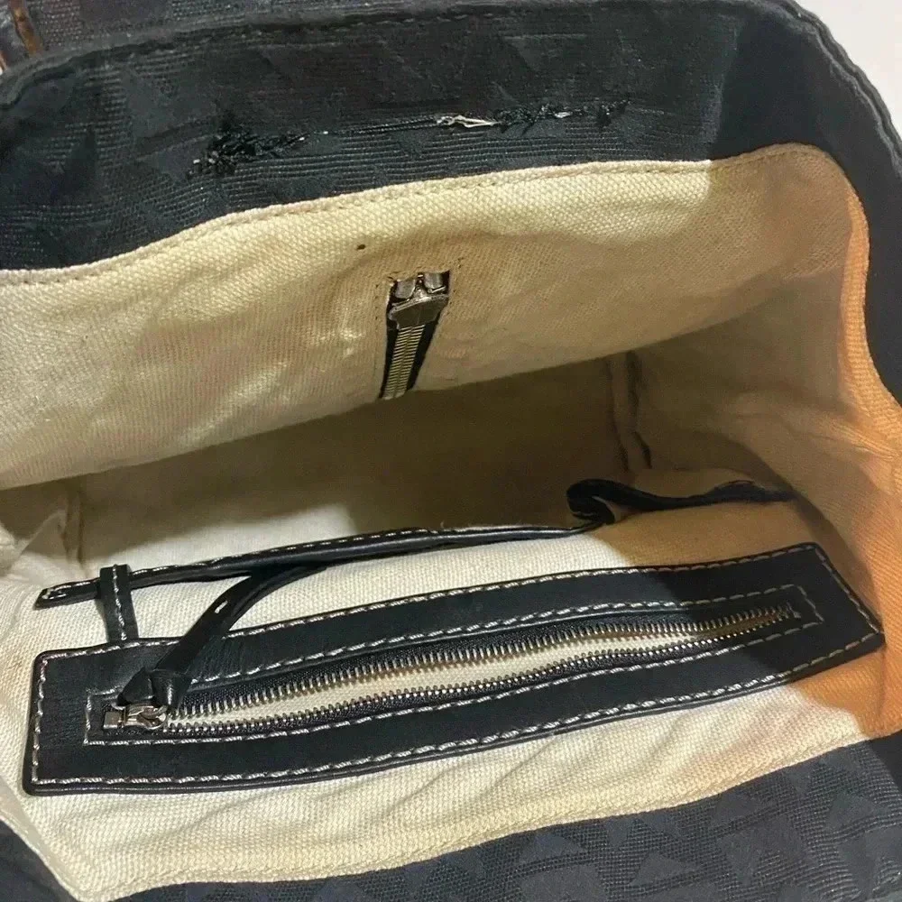 Michael kors Black canvas backpack